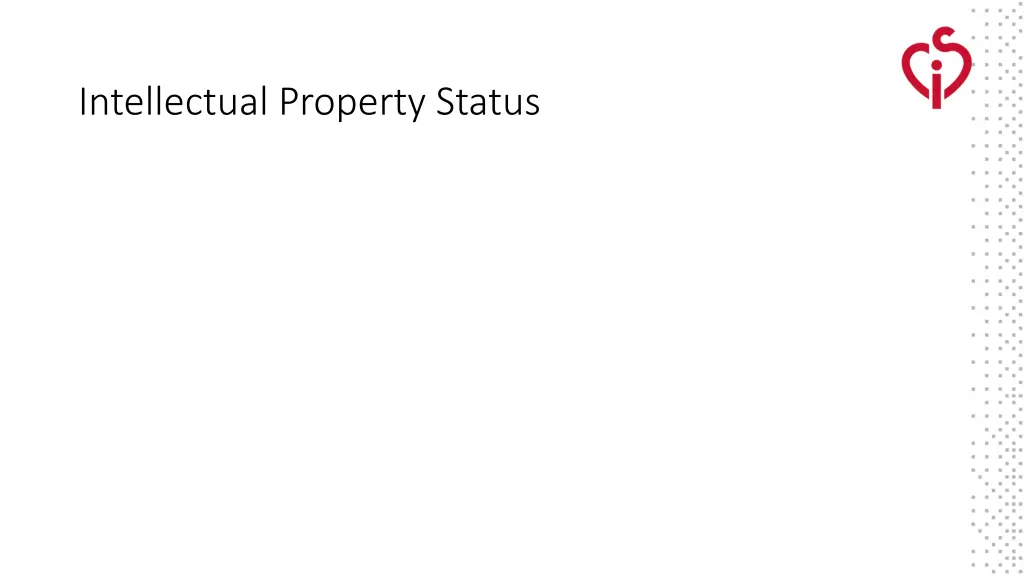 intellectual property status