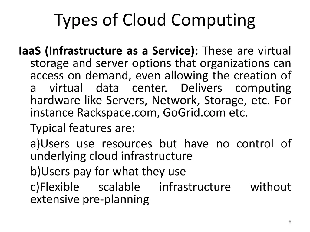 types of cloud computing 2