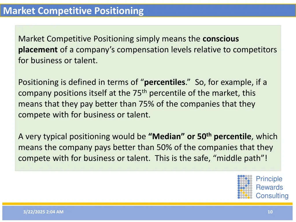 market competitive positioning