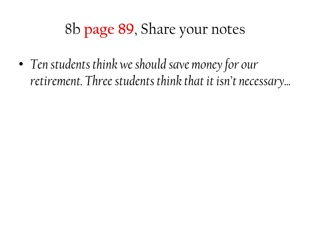 8b page 89 share your notes