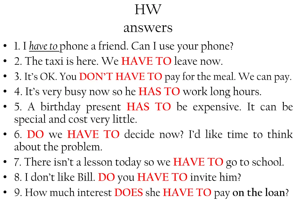 hw answers