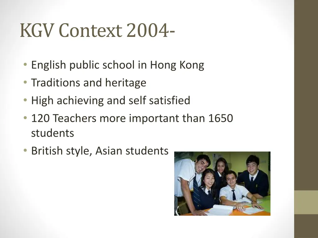 kgv context 2004