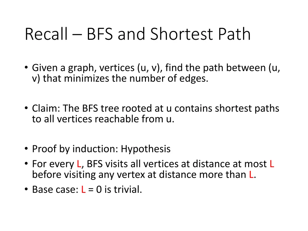 recall bfs and shortest path