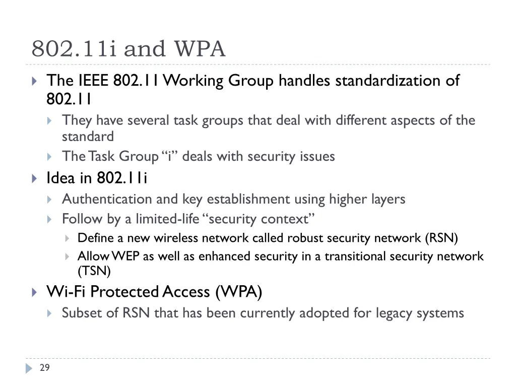 802 11i and wpa