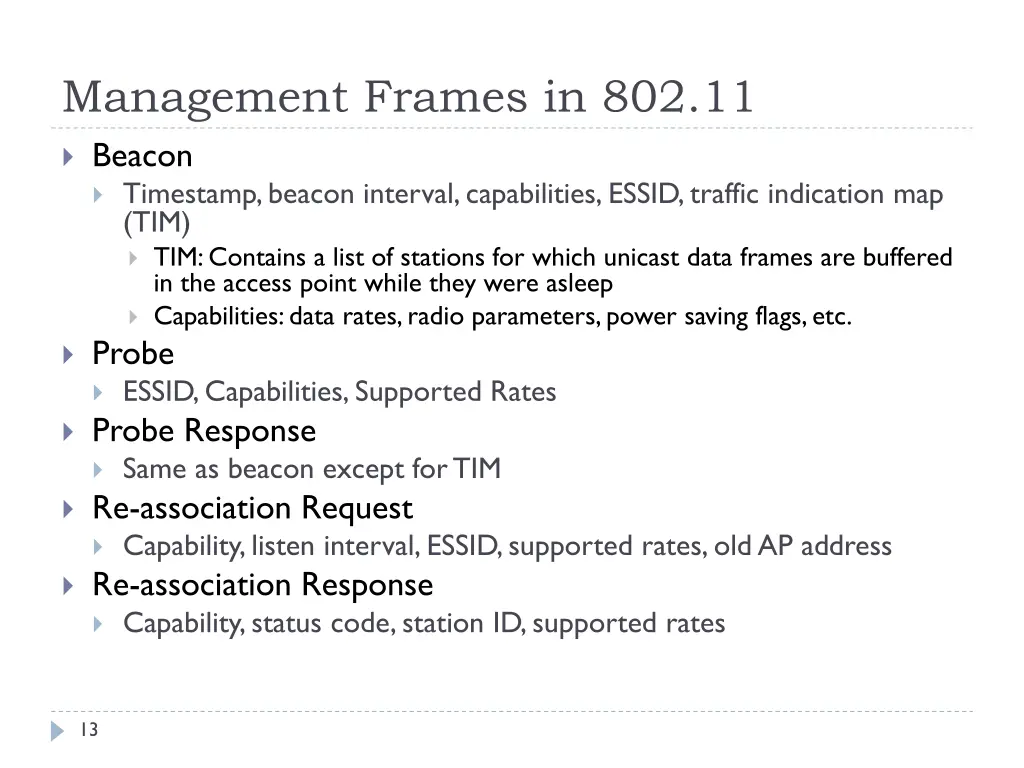management frames in 802 11 beacon timestamp