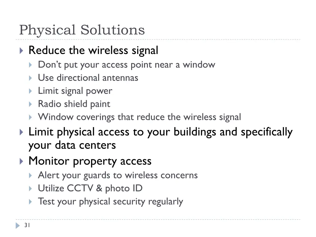 physical solutions