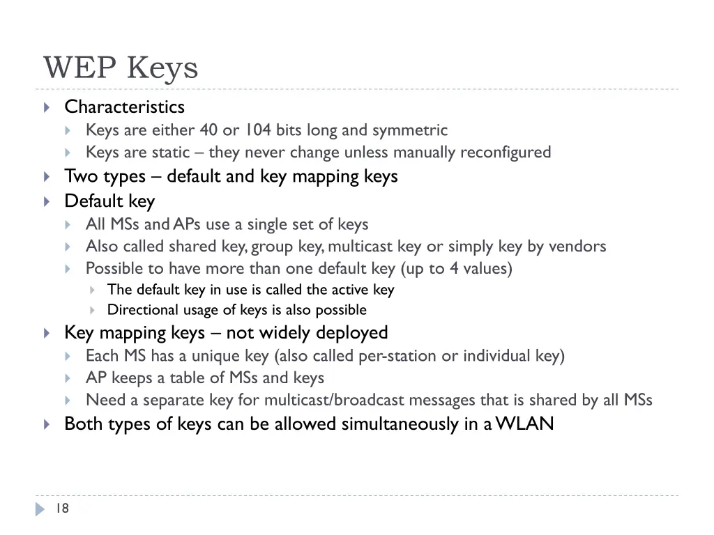 wep keys