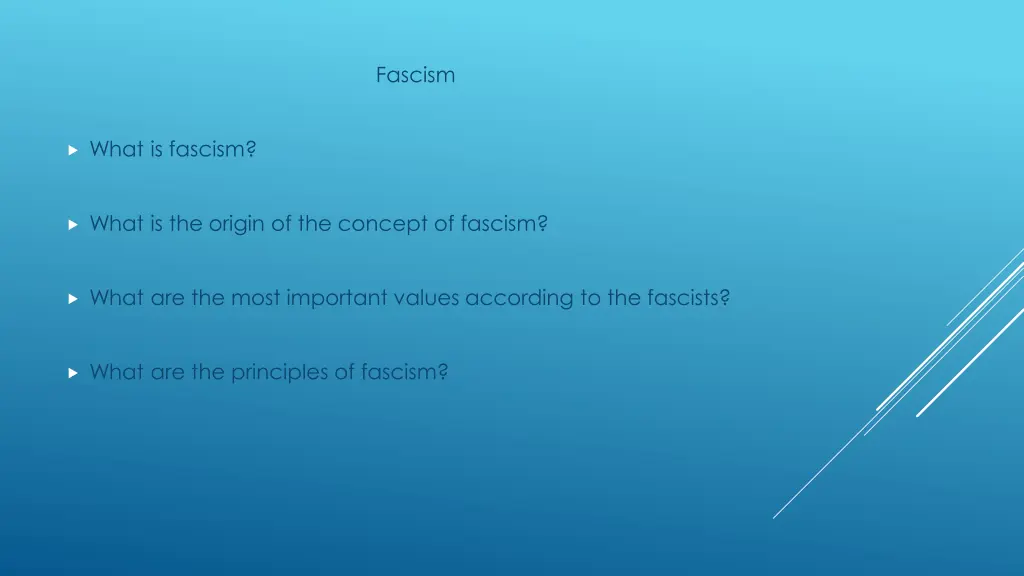 fascism