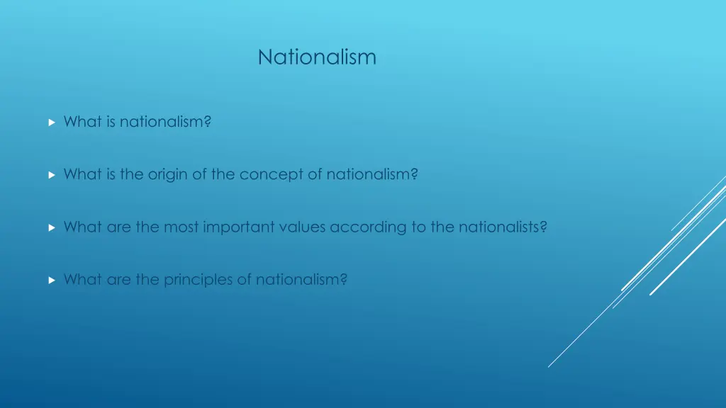 nationalism