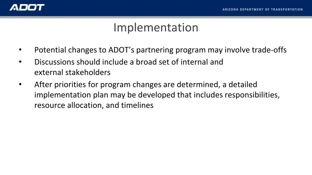 implementation