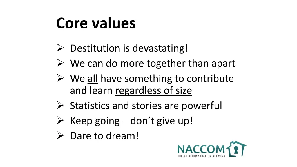 core values