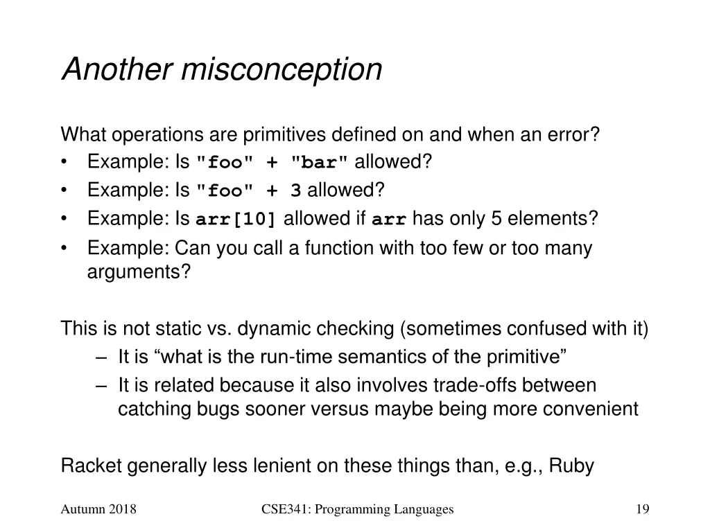 another misconception