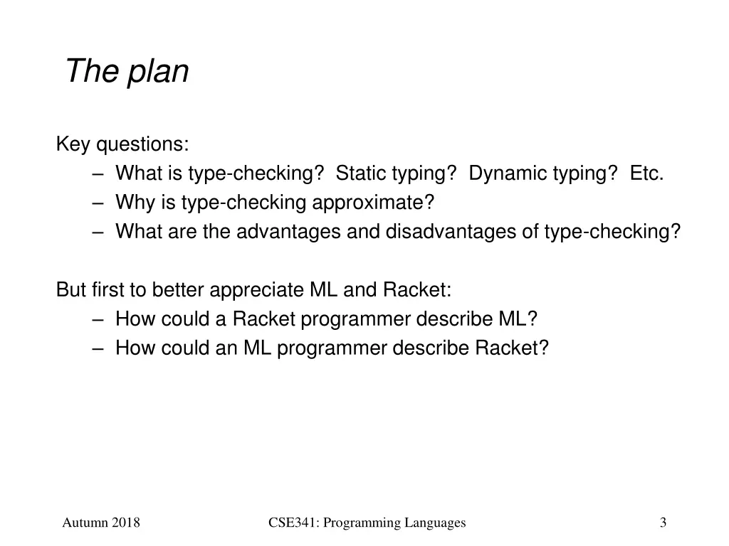 the plan