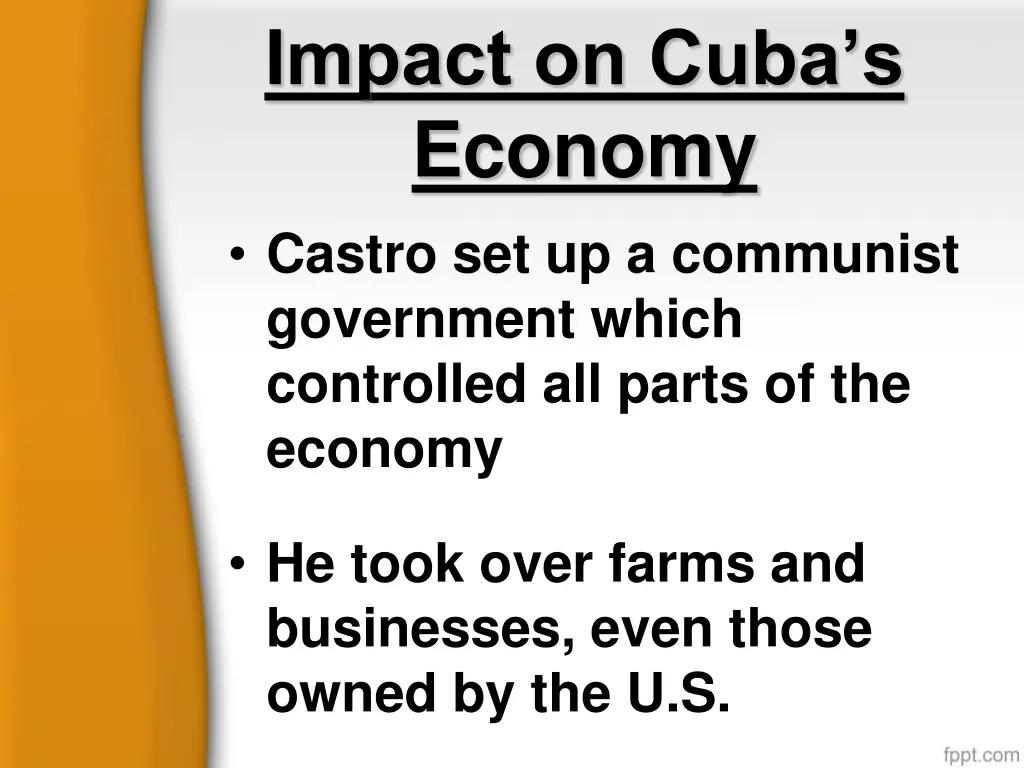 impact on cuba s economy castro