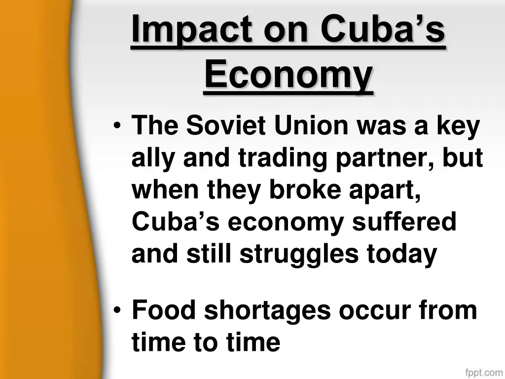 impact on cuba s economy the soviet union