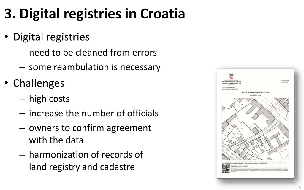 3 digital registries in croatia