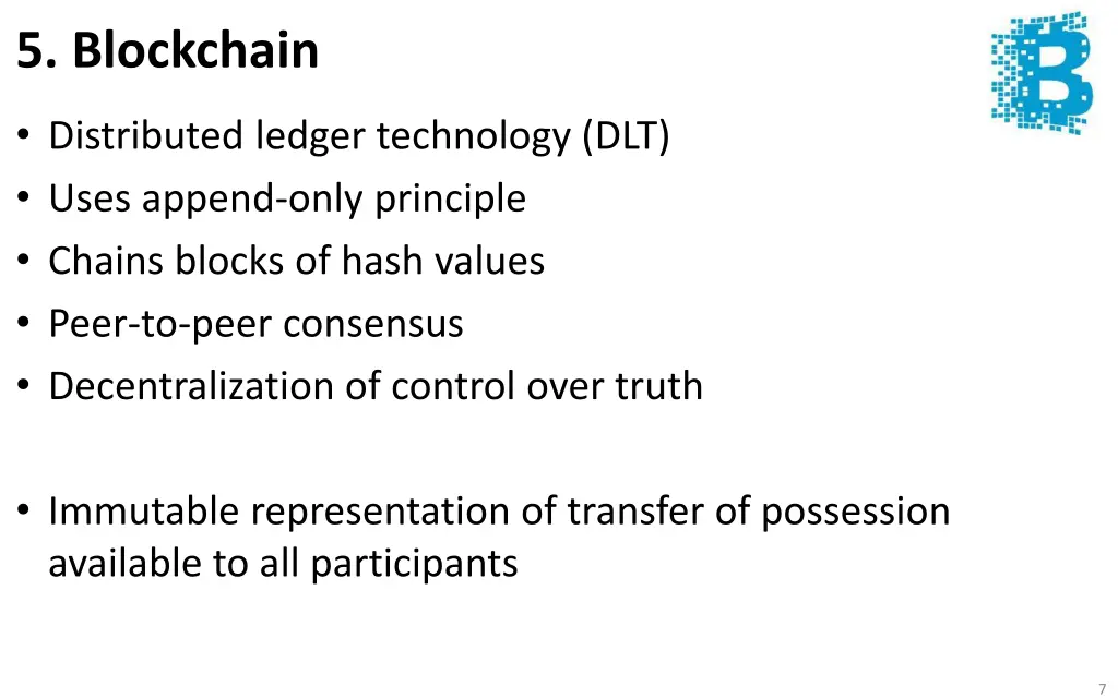 5 blockchain