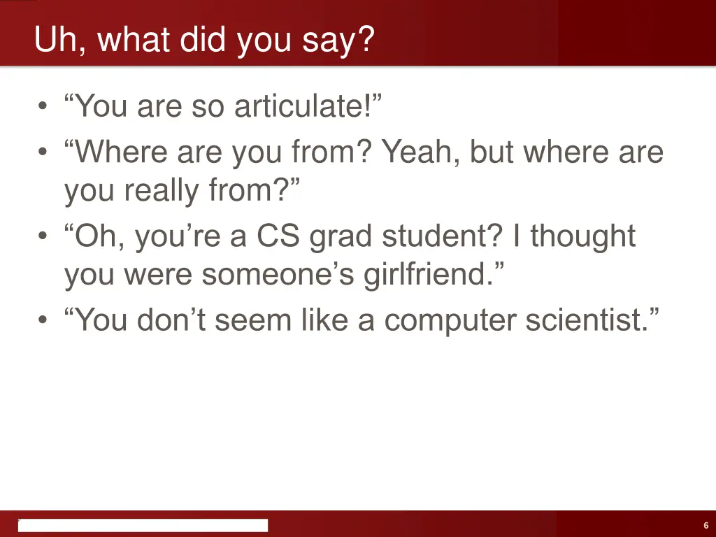 uh what did you say