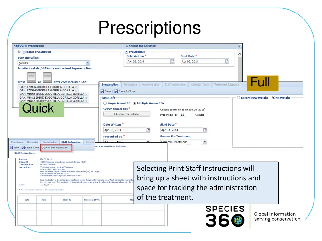 prescriptions