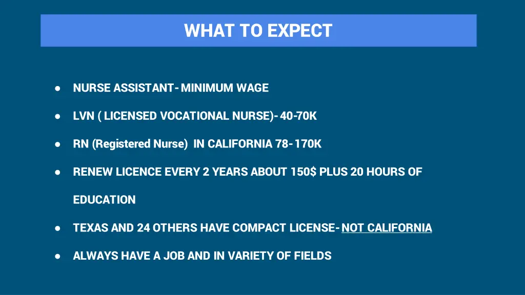 what to expect