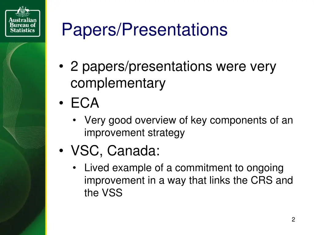 papers presentations