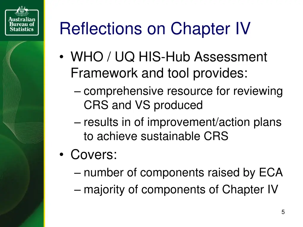 reflections on chapter iv 2