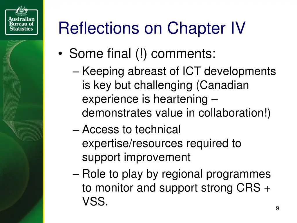 reflections on chapter iv 6
