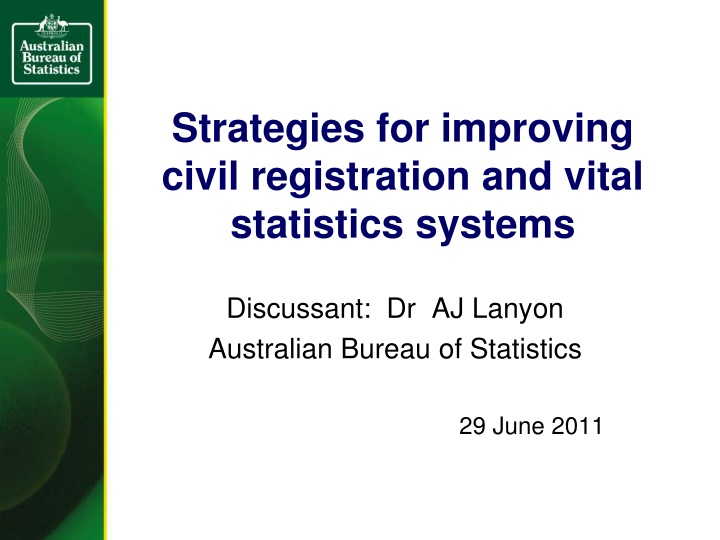 strategies for improving civil registration