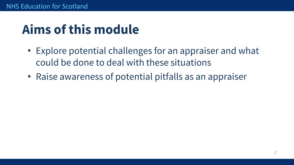 nhs education for scotland
