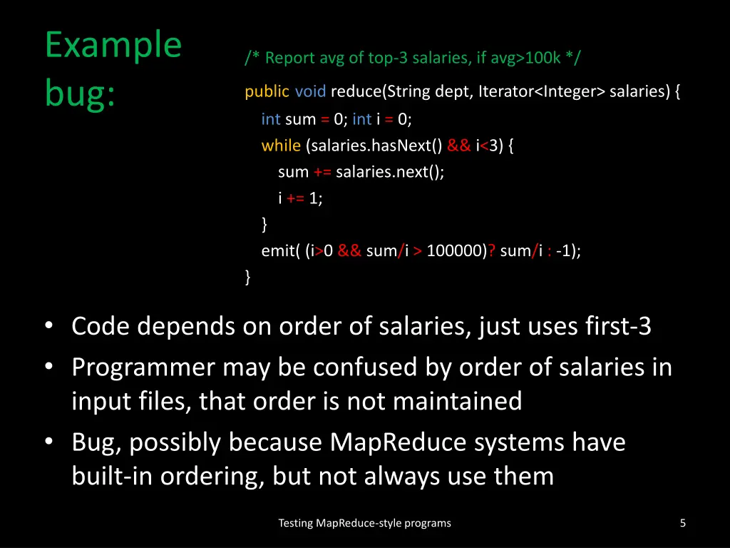 example bug
