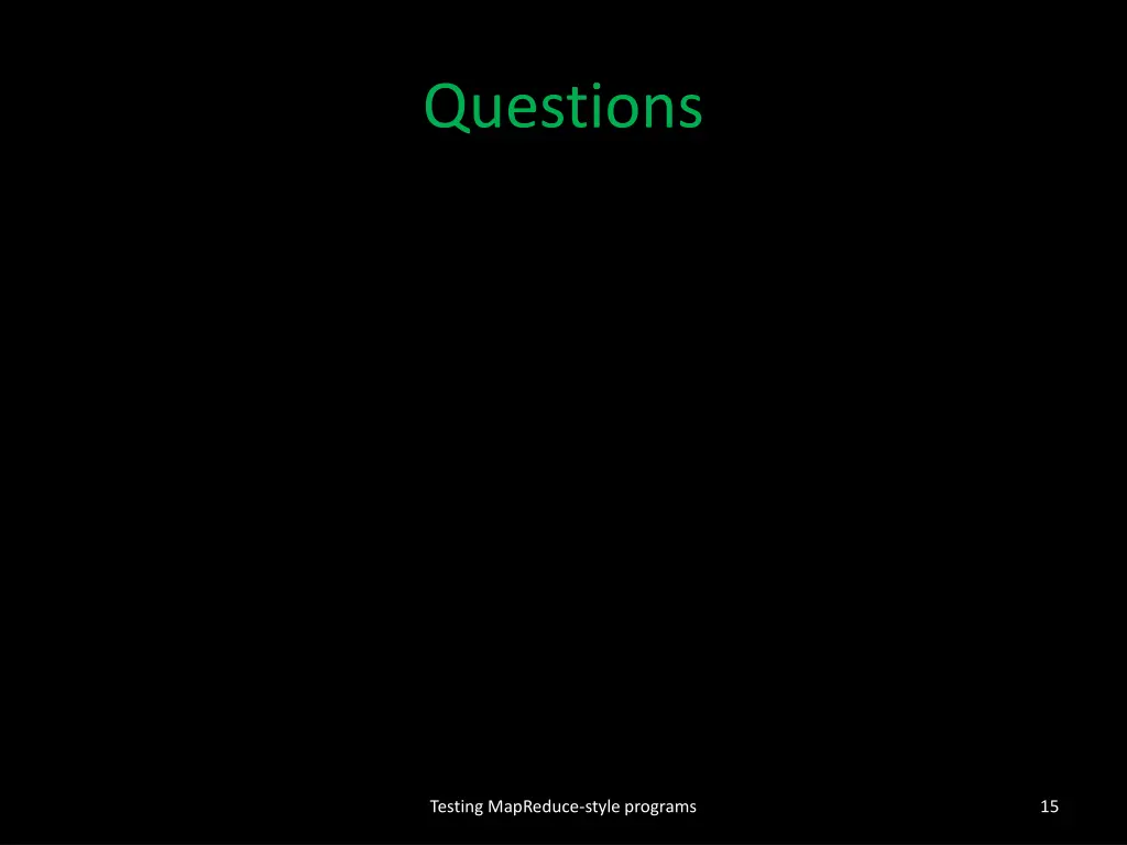 questions