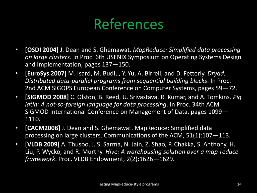 references