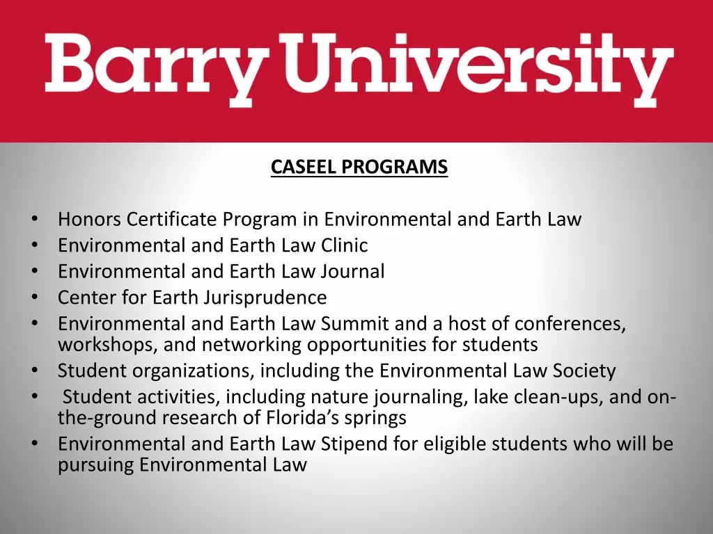 caseel programs