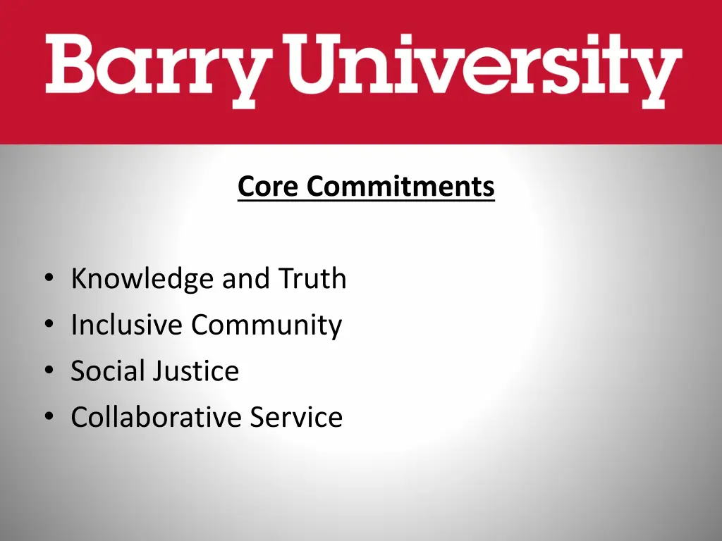core commitments