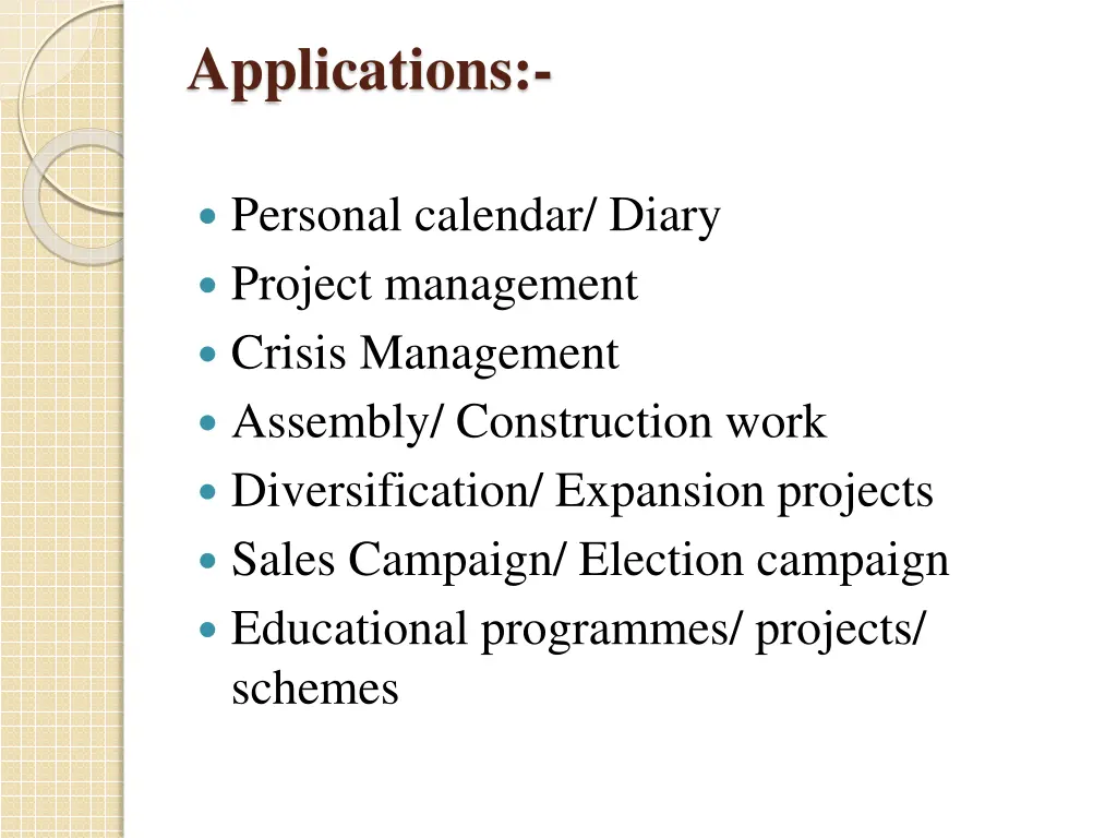 applications