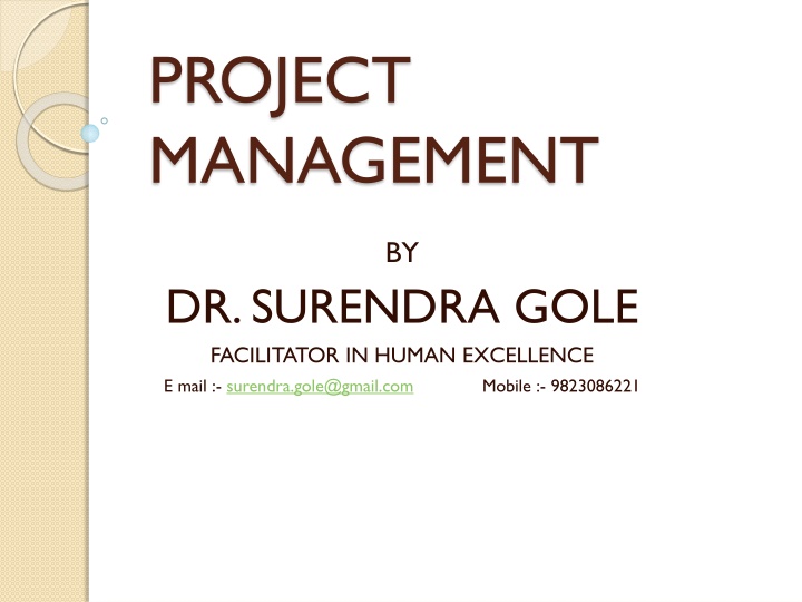 project management