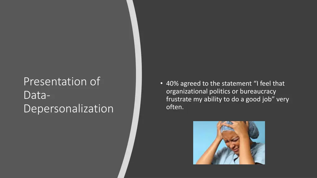 presentation of data depersonalization