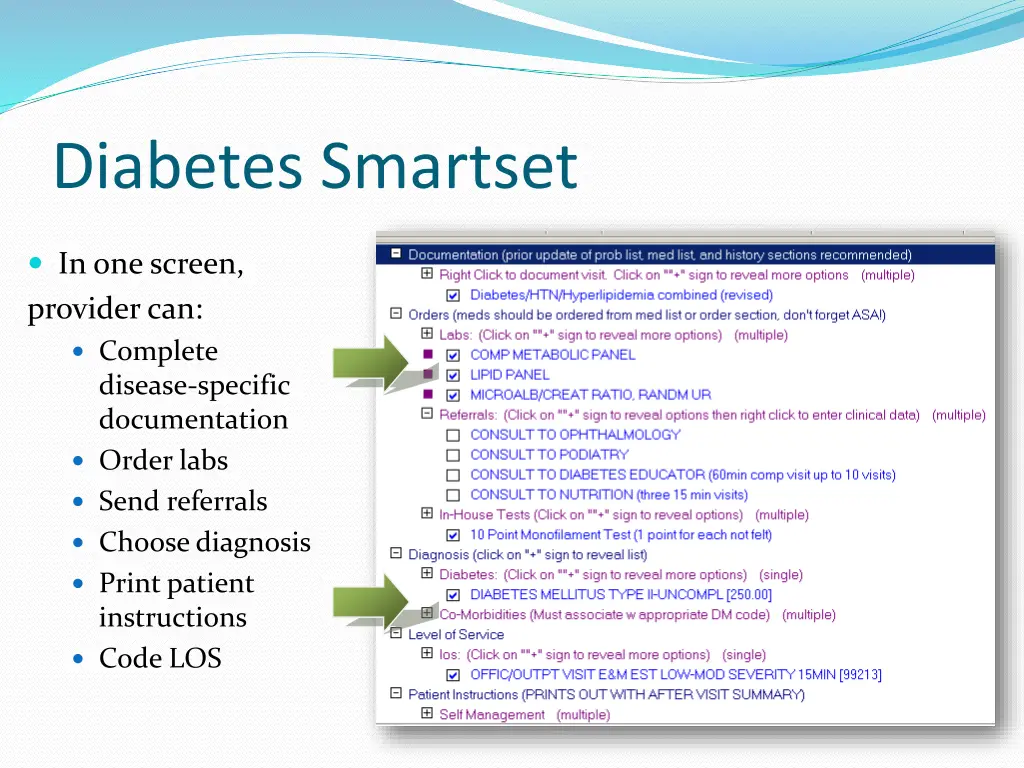 diabetes smartset