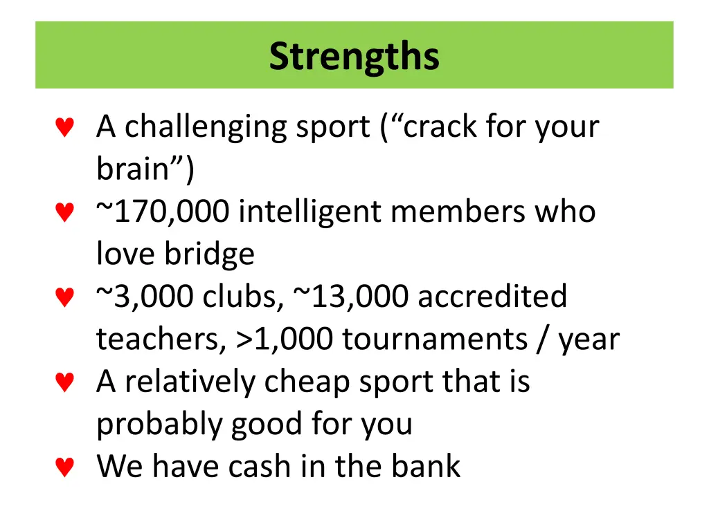 strengths