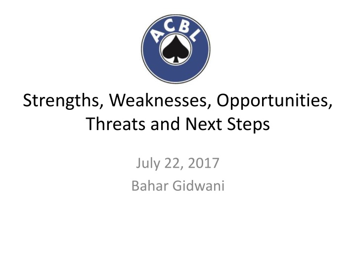 strengths weaknesses opportunities threats
