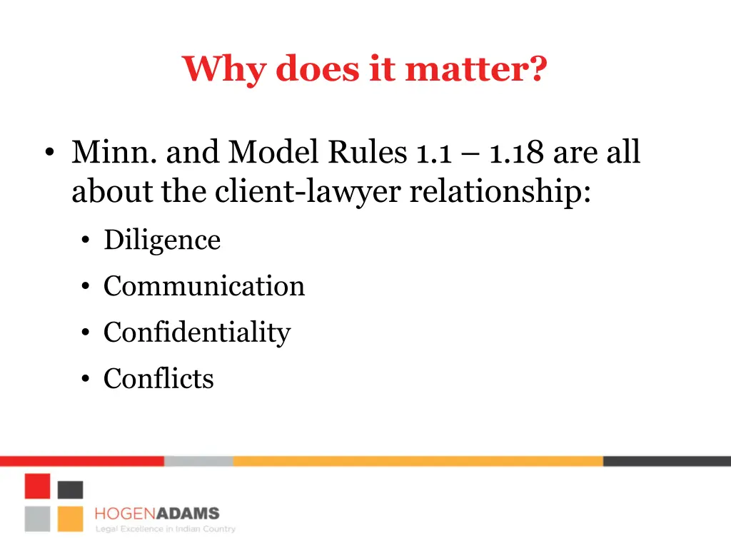 why does it matter