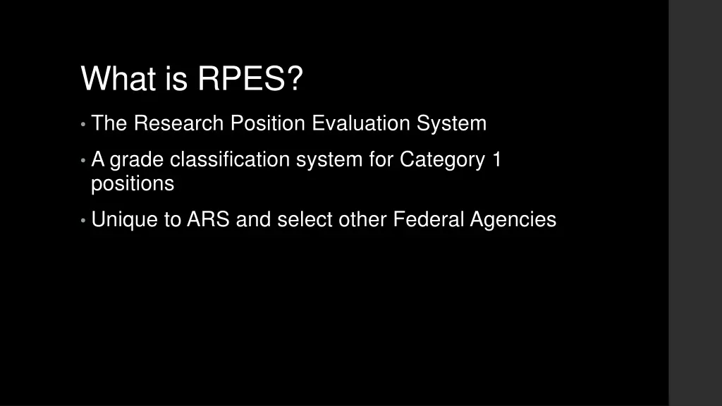 what is rpes