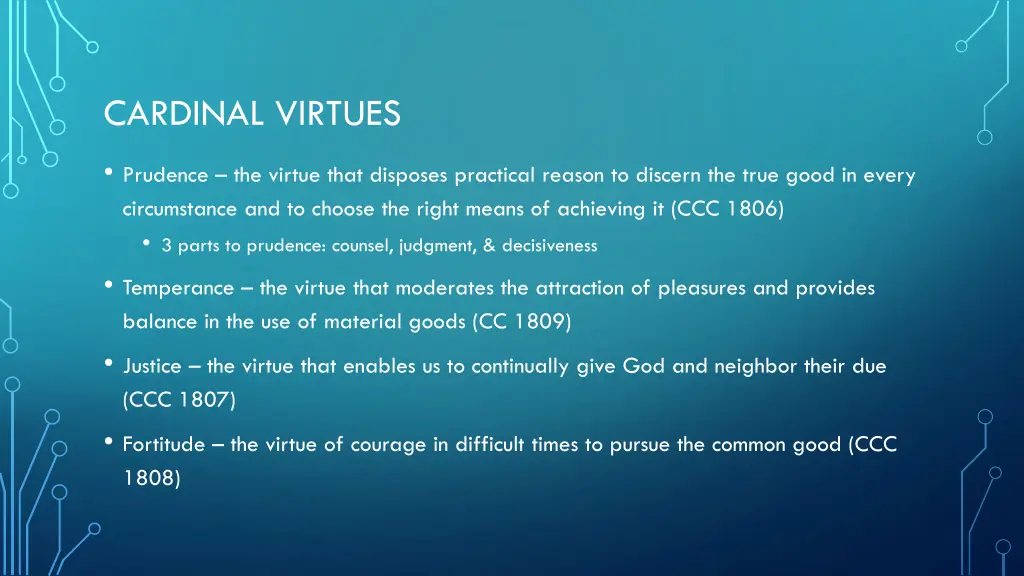 cardinal virtues