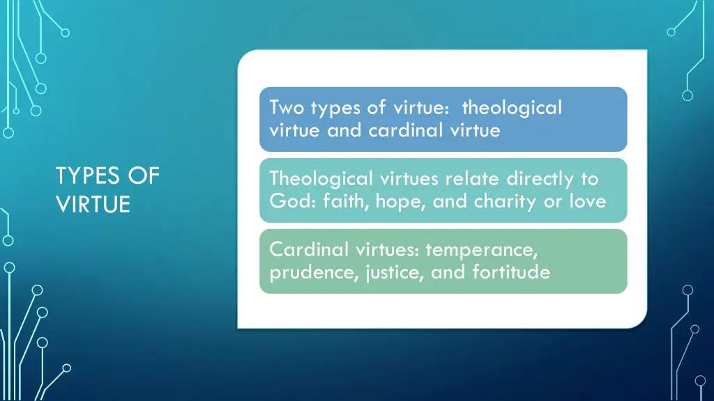 two types of virtue theological virtue
