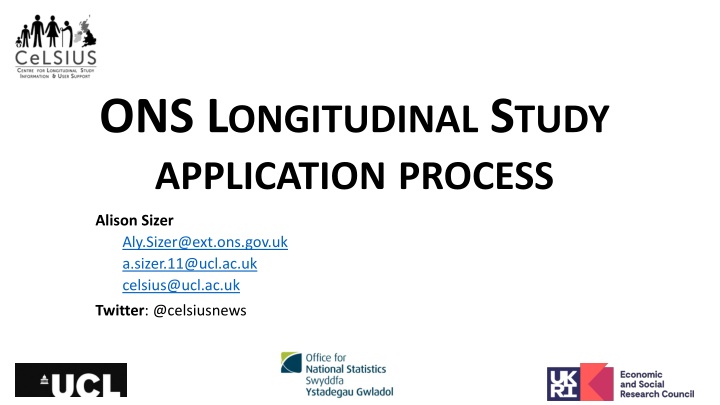 ons l ongitudinal s tudy application process