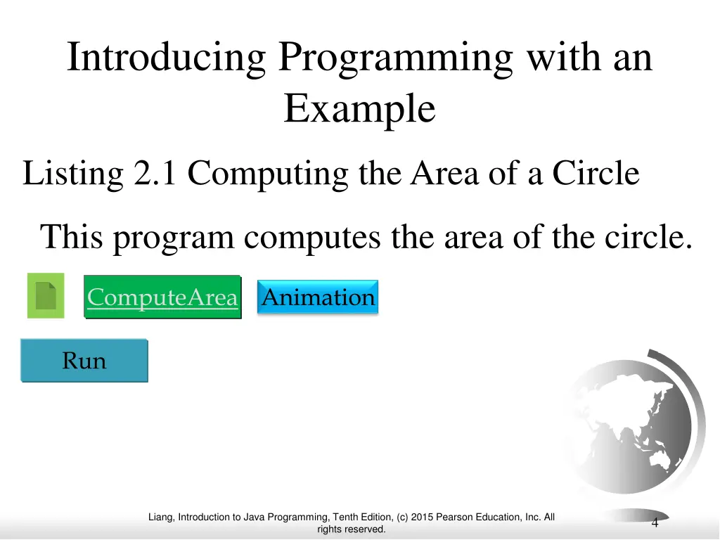 introducing programming with an example