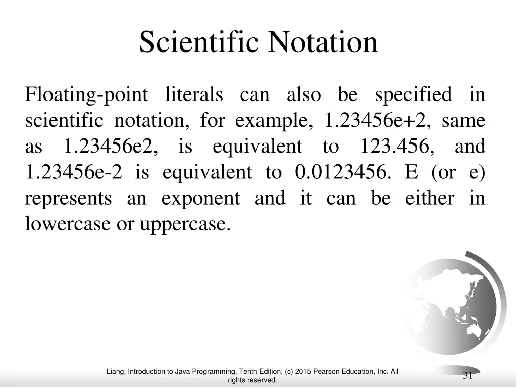 scientific notation