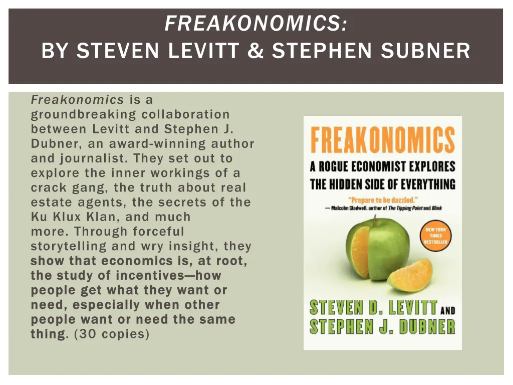 freakonomics
