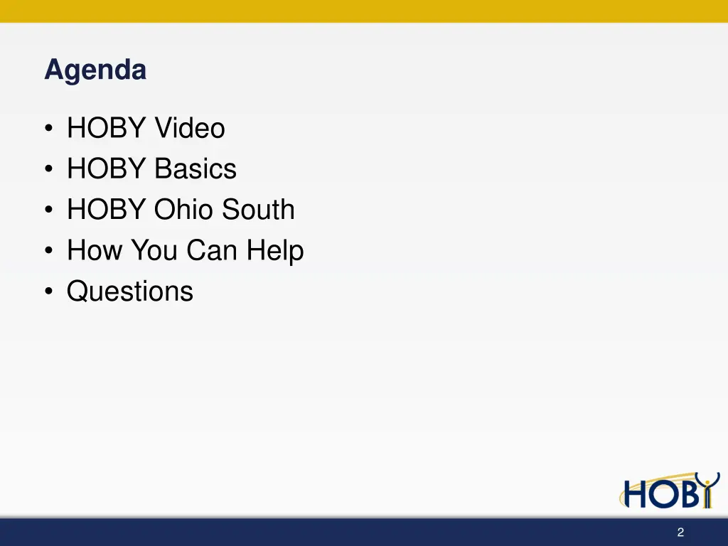 agenda