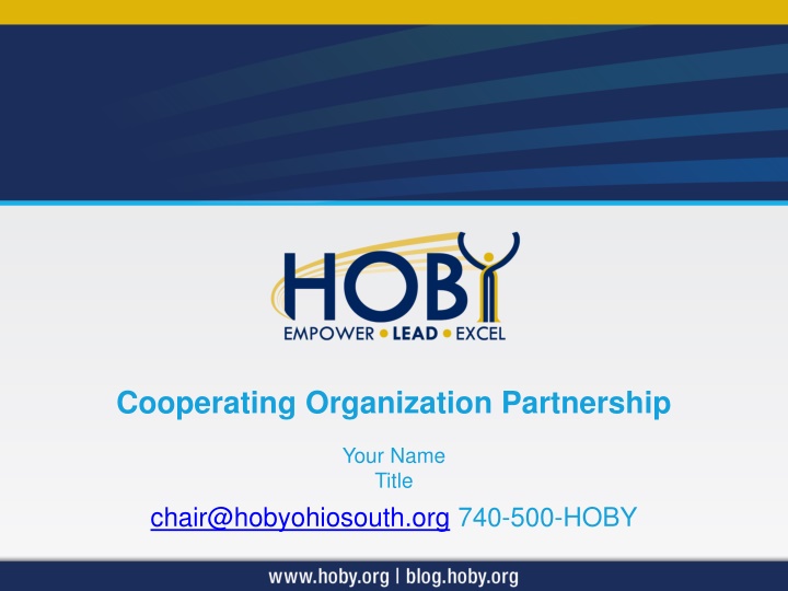 cooperating organization partnership